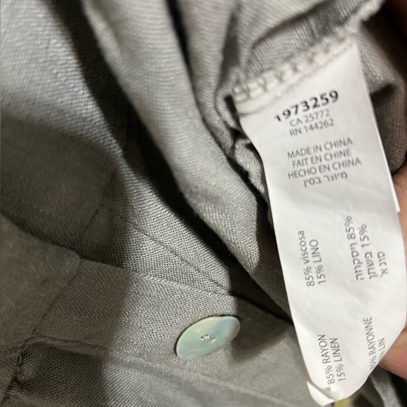 Lovely Dex Plus Garden Leaf
Button Up Tunic Size 3XL - Picture 5 of 6